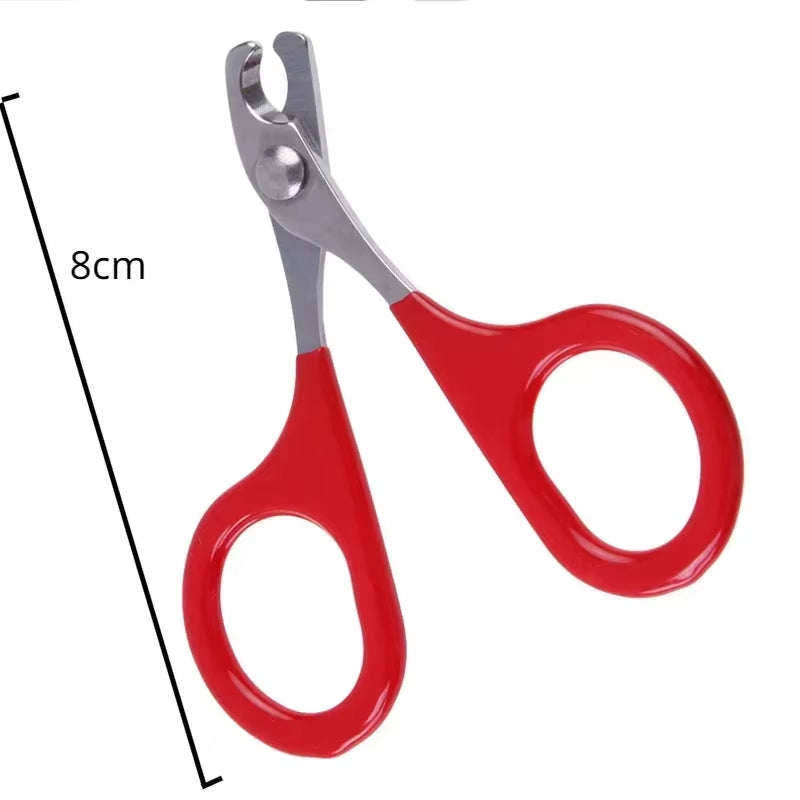 Cortauñas de acero inoxidable para perros y gatos, 1 unidad