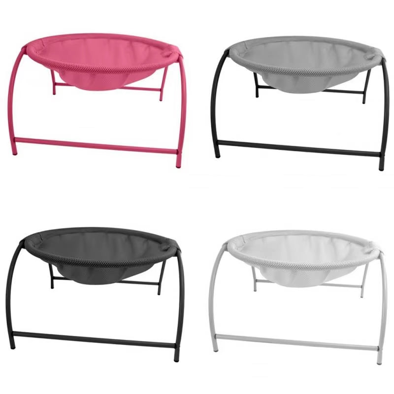 Cama para perros y gatos, hamaca para mascotas, cama de pie para gatos, suministros para mascotas, lavable, estructura estable, desmontable, excelente transpirabilidad.