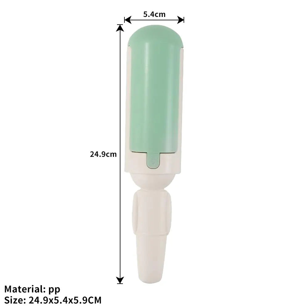 Quitapelos electrostático para mascotas, cepillo multiusos para ropa, rodillo adhesivo para pelo de perro y gato, autolimpiable.