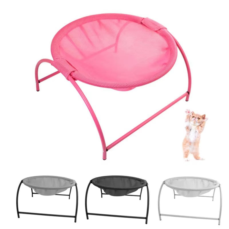 Cama para perros y gatos, hamaca para mascotas, cama de pie para gatos, suministros para mascotas, lavable, estructura estable, desmontable, excelente transpirabilidad.
