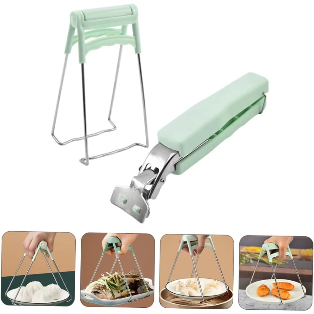 Nueva abrazadera de mano anti-escaldaduras, abrazadera para platos y cuencos, abrazadera anti-escaldaduras, abrazadera para herramientas de cocina, abrazadera antideslizante para cocinar verduras al vapor