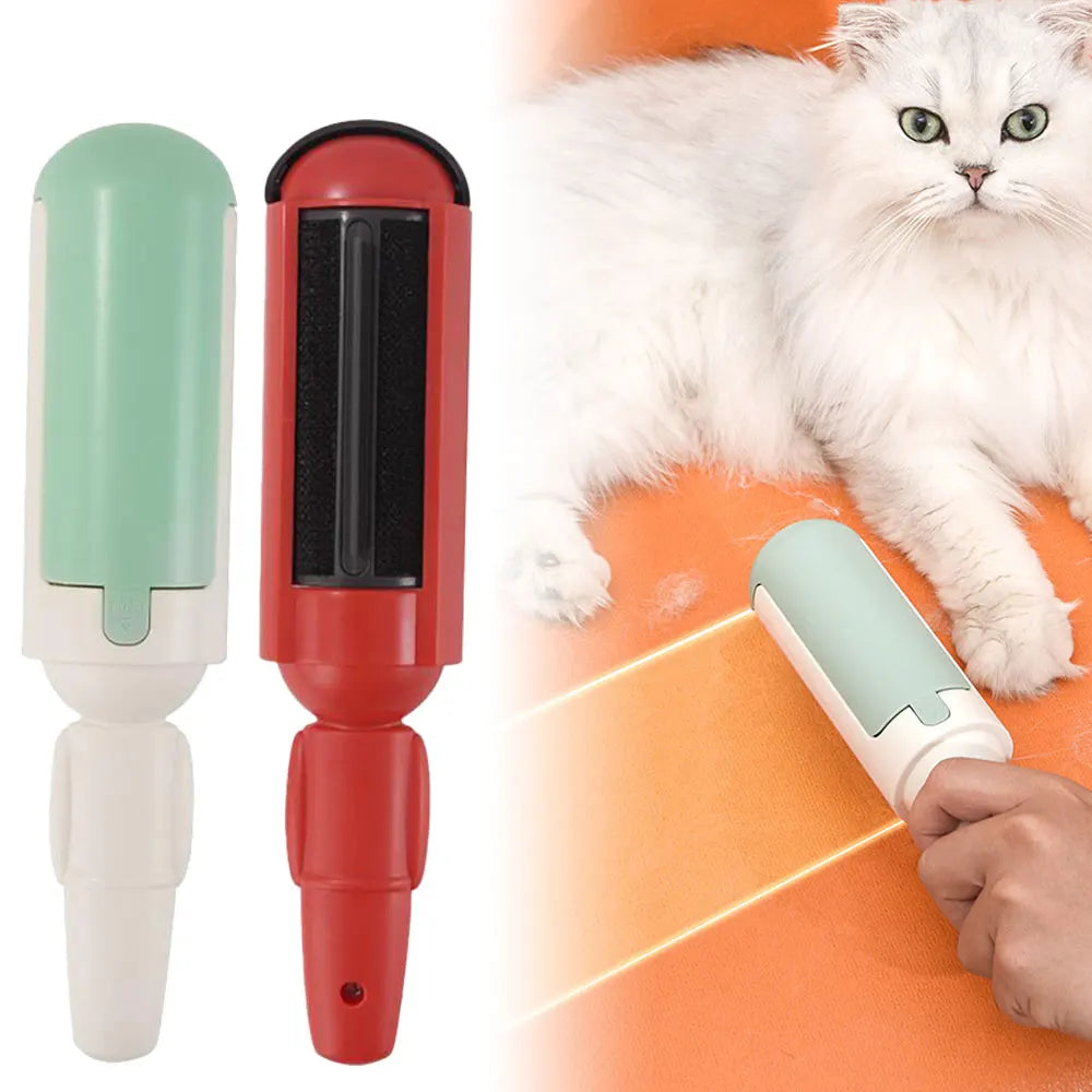 Quitapelos electrostático para mascotas, cepillo multiusos para ropa, rodillo adhesivo para pelo de perro y gato, autolimpiable.