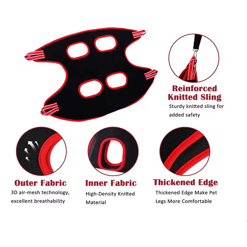 Hamaca para el cuidado de perros y gatos, bolsa de baño fija para cortar uñas, antiarañazos, bolsa de sujeción para recortar gatos, suministros colgantes de belleza para mascotas