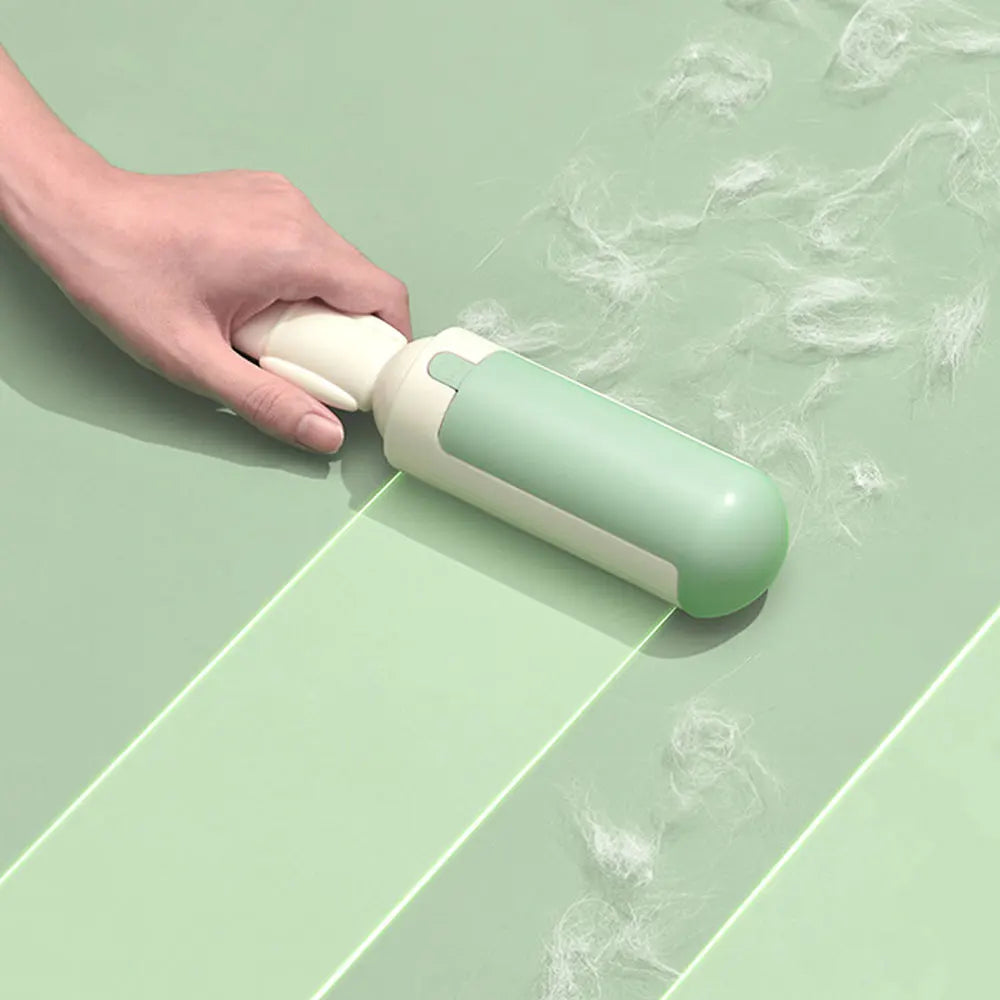 Quitapelos electrostático para mascotas, cepillo multiusos para ropa, rodillo adhesivo para pelo de perro y gato, autolimpiable.