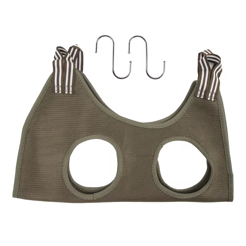 Hamaca para el cuidado de perros y gatos, bolsa de baño fija para cortar uñas, antiarañazos, bolsa de sujeción para recortar gatos, suministros colgantes de belleza para mascotas