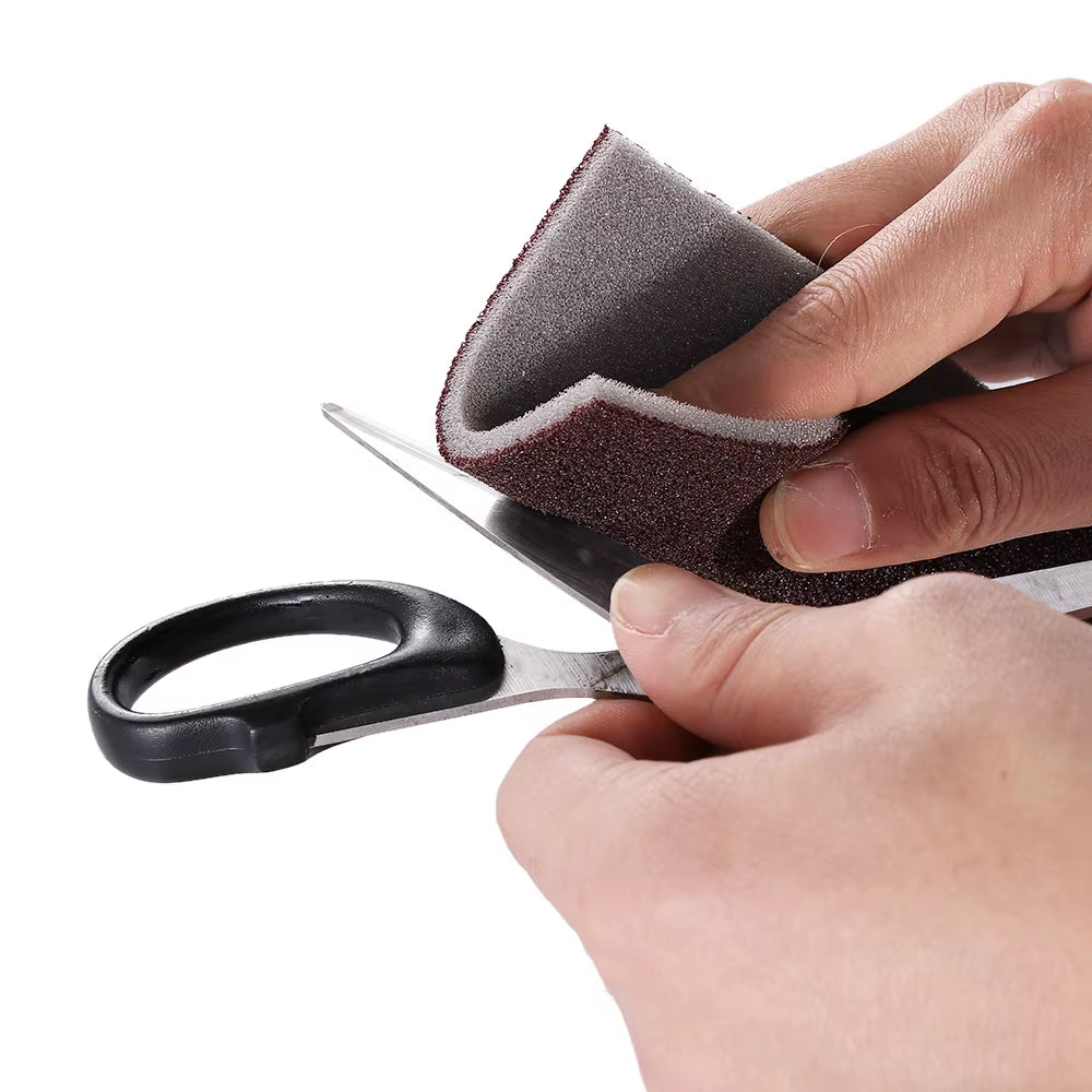 Esponja de esmeril mágica para limpieza de cocina, limpiador mágico para óxido, limpieza de ollas, esponja de carborundo, uso doméstico