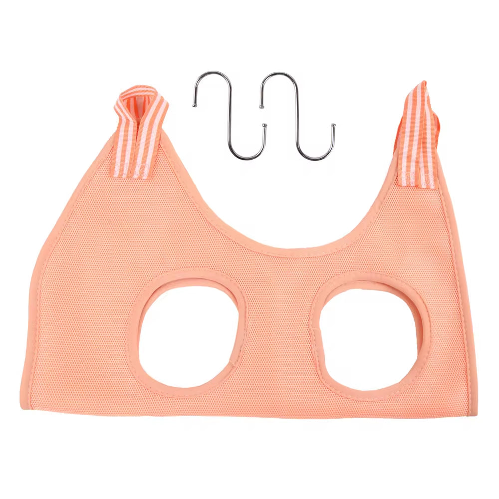 Hamaca para el cuidado de perros y gatos, bolsa de baño fija para cortar uñas, antiarañazos, bolsa de sujeción para recortar gatos, suministros colgantes de belleza para mascotas